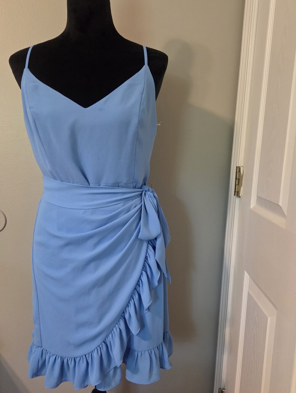 Lilly Pulitzer Womens Blue Alisa Wrap Dress. Sz 8 - Picture 5 of 10